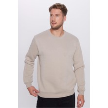 Tudors Relax Fit Pamuklu Içi Polarlı Basic Bisiklet Yaka Sweatshirt, Xl, SW220005-000, Gri1, Erkek