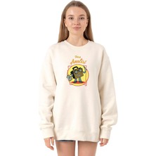 Tshirthane The Umbrella Academy Team Analist Ekru Kadın 2ip Sweatshirt P23291S9472, Xl