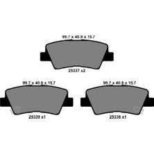 Kale Balata Hyundai Sonata 5 2006-2011 Arka Fren Balatası 58302-3QA10