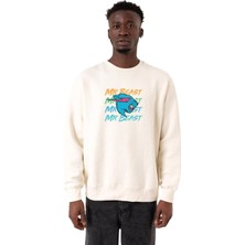 Vionna Tshirthane Mr Beast Lettern Ekru Erkek 2ip Sweatshirt P19153S493, S