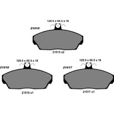 Kale Balata Honda Civic 7 2001-2006 Ön Fren Balatası 45022SK3E00