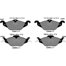 Kale Balata Opel Astra G 1997-2009 Ön Fren Balatası 93184519
