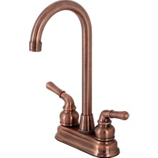 Vionna Kingston Brass KB496 Magellan Bar Musluk, Antik Bakır, 2,75 x 2,75 x 2,13