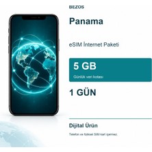 Bezos Panama Esım Internet Paketi Günlük 5 GB 1 Gün