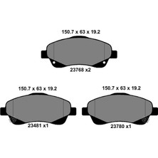 Kale Balata Toyota Avensis 2003-2008 Ön Fren Balatası 0446505130