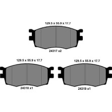 Kale Balata Kia Rio 2 2005-2011 Ön Fren Balatası 58101-1GE00