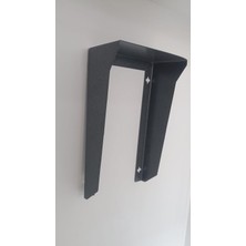 Vionna Diafon Zil Paneli Koruyucu Kapı Zili Metal Yağmurluk Aparatı, Antrasit, 15 x 27,5 x 8 mm