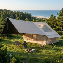 Vionna Pikas Rovos Şişme Kamp Çadırı 6 Kişilik | Büyük Boy Aile Çadırı | Hızlı Kurulum Hava Direkli | Kamp, Glamping, Festival ve Outdoor Kullanımı - Camping