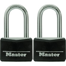 Vionna Master Lock 141TLF Kaplamalı Alüminyum Asma Kilit Anahtarlı, 2'li Paket Anahtarlı