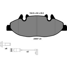 Kale Balata Mercedes Viano W639 2005-2014 Ön Fren Balatası A0004216110