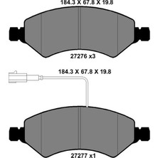 Kale Balata Citroen Jumper 2024- Ön Fren Balatası 1695251780