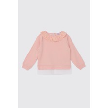Kız Çocuk Pudra Sweatshirt 8 Yaş (128 Cm)