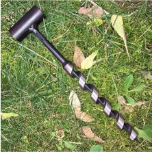 Vionna Kamp Ayısı® Nordic™ Delme Çapı 18 mm - Bushcraft Isveç El Burgusu Boyunduruk Isveç Ocağı Outdoor Kamp Ekipmanı