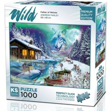 Vionna Ks Games 1000 Parça Father Of Wolves Kurtlar Puzzle - Andrew Farley - 20811
