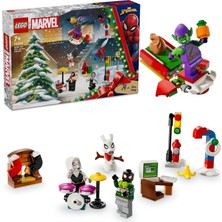 Vionna LEGO | Marvel Örümcek Adam 2024 Yılbaşı Takvimi 76293, 7 Yaş ve Üzeri Çocuklar Için 24 Ayrı Sürpriz Içeren Yaratıcı Oyuncak Yapım Seti (246 Parça)