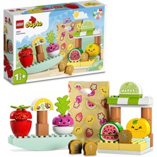 Vionna LEGO Duplo Ilk Organik Manav 10983-18 Ay ve Üzeri Küçük Çocuklar Için Eğitici Oyuncak Yapım Seti (40 Parça)