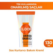 4 Adet Elidor Anında Onarıcı Sos Kurtarıcı Saç Bakım Kremi 130 ml