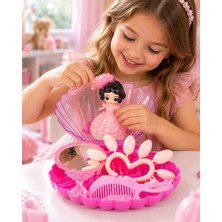 May Toys Çantalı Bebekli Güzellik Seti Lila