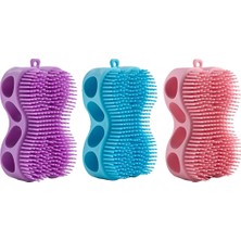 2 Adet The Bath Bunny Silikon Vücut Temizleme Fırçası (Asortili)