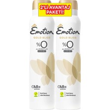 3 Adet Emotion Deodorant Gold Bliss 2'li 300 ml