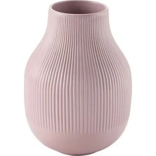 IKEA Gradvıs Seramik Vazo , Pembe, 21 cm