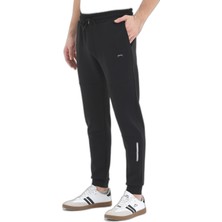 Slazenger Kox I Erkek Cepli Dar Paça Siyah Eşofman Altı