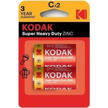 Kodak Kch-2 Super Heavy Duty Çinko Orta Boy C Pil