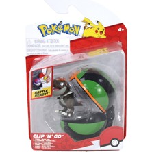 Vionna Pokémon Clip 'n' Go Tyrunt ve Dusk Ball - 2 Inç Savaş Figürü ve Alacakaranlık Topu Aksesuarı Içerir