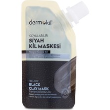 4 Adet Dermokil Soyulabilir Siyah Kil Maskesi 50 ml