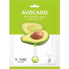 4 Adet 5c Cure Avocado Kore Yüz Maskesi 25 ml