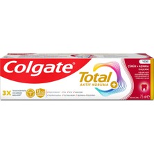 2 Adet Colgate Diş Macunu Total Çürük Aşınma Kalkanı 75 ml