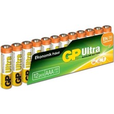 Gp 24AU-12Lİ Paket Alkalin Ince Pil - 31806