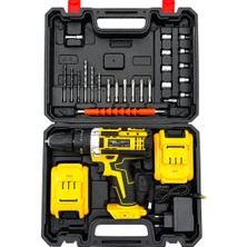 Ttt 1850 Rpm Şarjlı Matkap Seti - Çantalı - Yedek Batarya