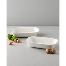 Be Original Pera 24 cm 2'li Derin Porselen Sunum Tabağı Seti