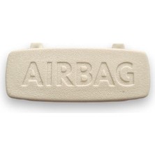 Vionna Hava Yastığı Airbag Yazı Kapağı Bej 1K0853437B Vw Golf Plus ile Uyumlu 2005-2010