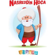 Vionna Nasreddin Hoca-1 64 Sayfa 13,5 X19,5CM Defter