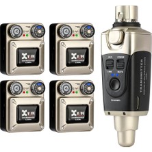 Vionna Xvive XV-U45R4 4 Alıcı + 1 Vericili Kablosuz In-Ear Monitör Sistemi