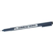 Vionna Edding 1880 Teknik Çizim Kalemi - Siyah - 1 Kalem - 0,3 mm Çizgi Genişliği