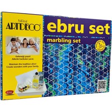 Die Grup Artdeco, LV-Y-016, Ebru Başlangıç Seti, 8 Renk