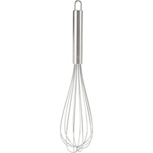 Vionna Çelik Çırpıcı, 35 Cm, Metal Gövde, Gri, Paslanmaz, Ergonomik Tasarım, Derin Kap Uyumlu