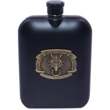 Vionna Ejder - Dragon Desenli Paslanmaz Çelik Cep Matarası 7 Oz (200ML)