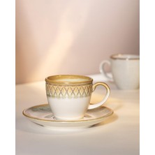 Vionna Madame Coco Antique 6 'lı Kahve Fincan Seti