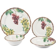 Vionna Mikasa Moor Grapes 24 Parça 6 Kişilik Yemek Takımı