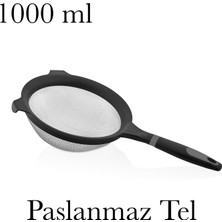 Vionna Paslanmaz Çelik Tel Süzgeç 1000 ml Kalın Tel Yapısı Kalın Sap Bpa Içermez Qlux Ideas