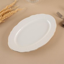 Vionna Aryıldız Tiffany Kayık Tabak 25 cm