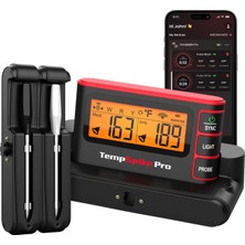 Vionna Thermopro TP980-2 Tempspike Pro Wi-Fi ve Mobil Uygulama Destekli, Sınırsız Menzilli 2 Problu Dokunmatik Akıllı Barbekü Seti