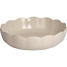 Vionna Emile Henry Madeleine Fırın Kabı Yuvarlak 27 cm Ekru/clay