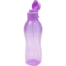 Vionna Tupperware Eco Şişe 750 ml - Mor Kolay Açılır Kapaklı Su Şişesi, SLKMTR007