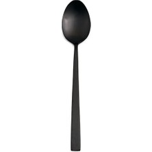 Vionna Porland Quantum Mat Siyah Yemek Kaşığı 20CM 6 Adet