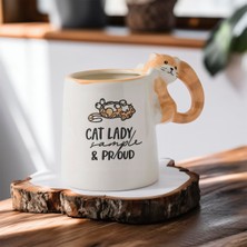 Vionna Aryıldız Tails Lady Kedi Figürlü Kupa 545 ml